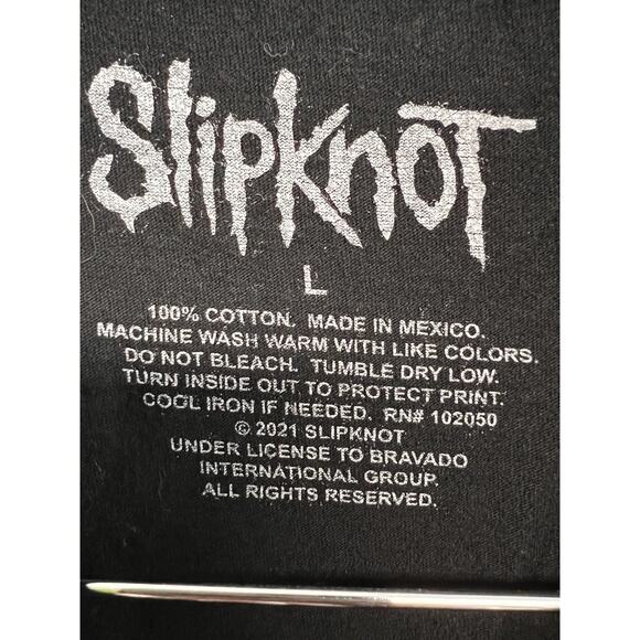 Lot Of 3 Band Tees T-shirts Large Ghost Slipknot Metal Music Punk Goth Black - Picture 6 of 16